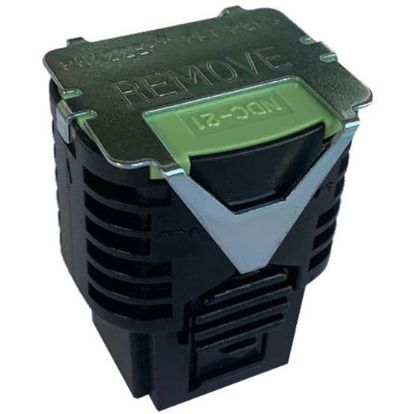 Picture of PhaZZer Dart Cartridge New Design Patent 21' Lime Green Blast Doors with Static Guard