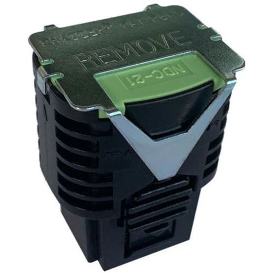 Picture of PhaZZer Dart Cartridge New Design Patent 21' Lime Green Blast Doors with Static Guard