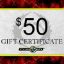 Picture of $50 Gift Certificate