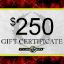 Picture of $250 Gift Certificate