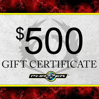 Phazzer Gift Certificate 500b